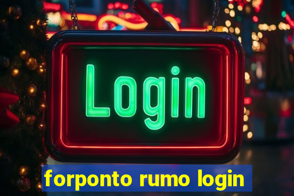 forponto rumo login